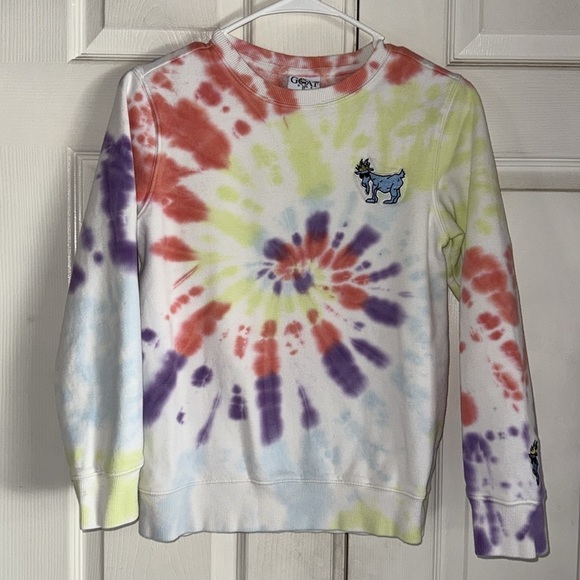 GOAT USA Tie Dye Crew Neck Sweatshirt - Picture 2 of 7